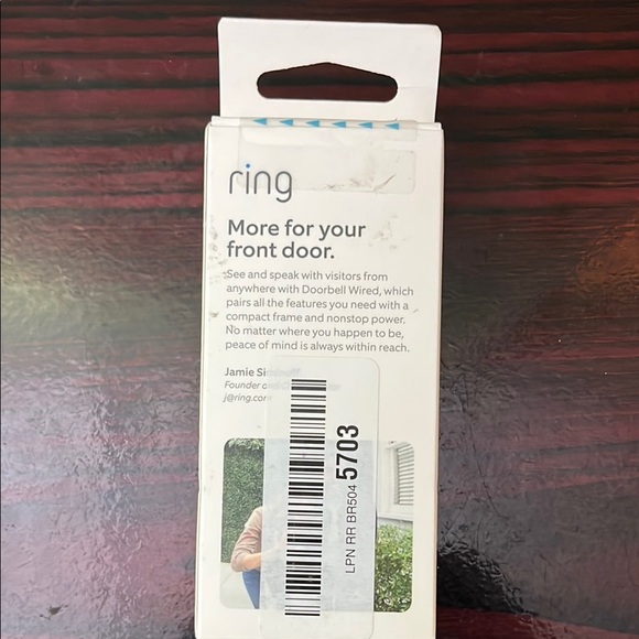 Ring Doorbell Wired - Black - Picture 3 of 6